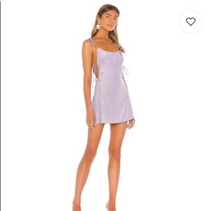 Lavender Superdown Tanea Mini Dress